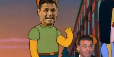 Como Cuauhtémoc, el cachetadón del Chicharito a Faitelson, seguro le dolió