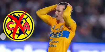 Córdova en partido con Tigres. Foto: Claro Sports