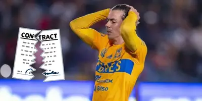 Córdova en partido con Tigres. Foto: Récord