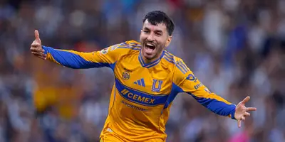 Correa celebrando. Foto: Tigres