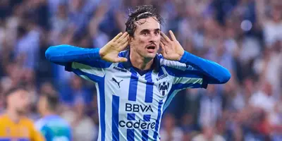 Cortizo en partido con Rayados. Foto: Marca