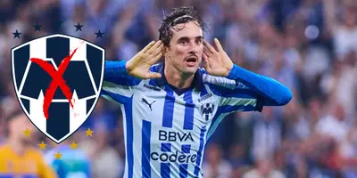 Cortizo en partido con Rayados. Foto: TV Azteca