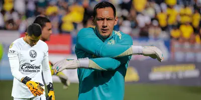 Cota en calentamiento. Foto: Club América