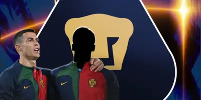 Cristiano Ronaldo junto a futbolista incógnito de Portugal / FOTO X