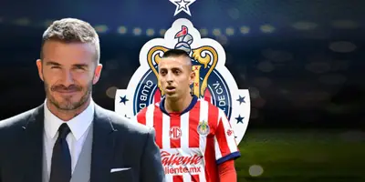 David Beckham junto a Roberto Alvarado / FOTO HOLA