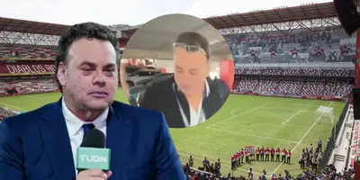 David Faitelson en el Estadio Nemesio Diez / FOTO RÉCORD