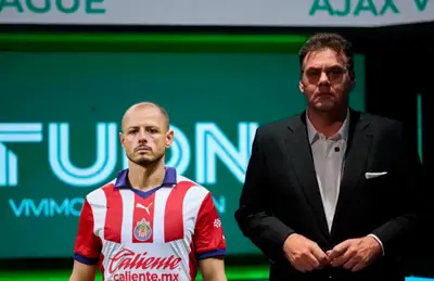 David Faitelson y Javier Hernández/Foto Milenio.