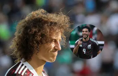 David Luiz y Raúl Jiménez/ Foto Yahoo Noticias.