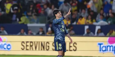 Dávila festejando. Foto: Club América