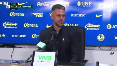 Demichelis en confe de prensa. Captura de TUDN