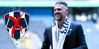 Demichelis en presentación. Foto: Rayados