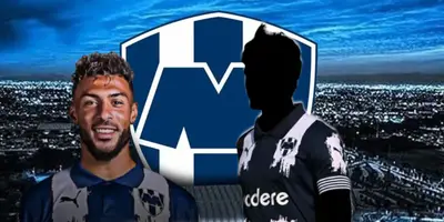 Denis Bouanga junto a futbolista incógnito de Rayados / FOTO YOUTUBE