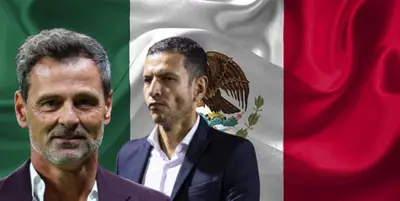 Diego Cocca junto a Jaime Lozano / FOTO CNN EN ESPAÑOL