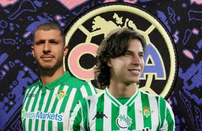 Diego Lainez y Guido Rodríguez/Foto TUDN Fan Shop.