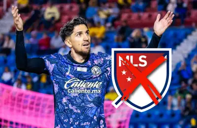 Diego Valdés celebrando y logo de MLS/Foto Récord.