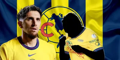 Diego Valdés junto a futbolista incógnito del América / FOTO MLS MULTIPLEX