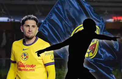 Diego Valdés y silueta de Jeremy Márquez/Foto Club América.