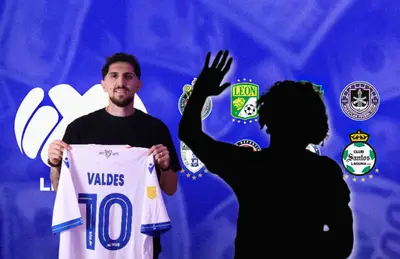 Diego Valdés y silueta de jugador/Foto Goal.