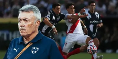 Doménec Torrent en el River Plate vs Monterrey / FOTO X