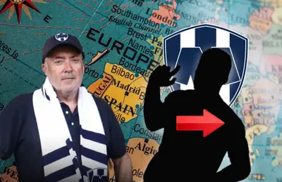 Domenec Torrent y silueta de futbolista/Foto Wallpapers.com