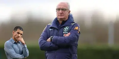 Dorival Junior en entrenamiento con Brasil. Foto: Sopitas