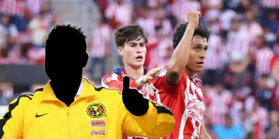 DT incógnito del América junto a futbolistas de Chivas / FOTO OLÉ