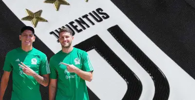 Edson Álvarez al lado de Santiago Giménez / FOTO INSTAGRAM