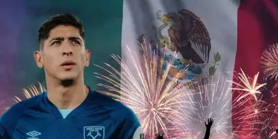 Edson Álvarez con el jersey del West Ham / FOTO MARCA