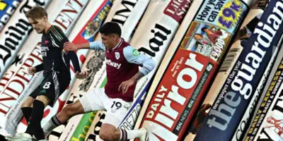 Edson Álvarez en el West Ham vs Arsenal / FOTO X