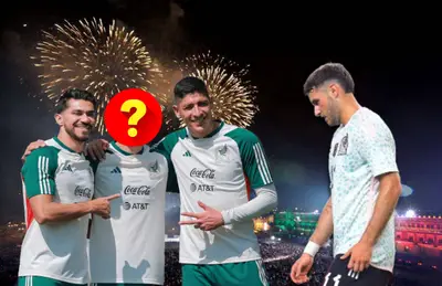 Edson Álvarez, Henry Martín, jugador oculto y Santiago Giménez/ Foto Capital 21.