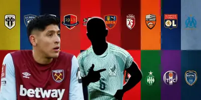 Edson Álvarez junto a futbolista incógnito del Tri / FOTO MEDIOTIEMPO