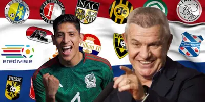 Edson Álvarez junto a Javier Aguirre / FOTO FORBES