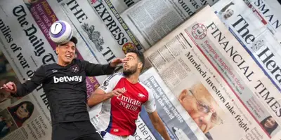 Edson Álvarez junto a Mikel Merino / FOTO DAILY MAIL