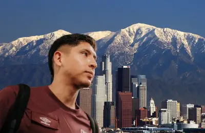 Edson Álvarez y ciudad de California/Foto Wikipedia.