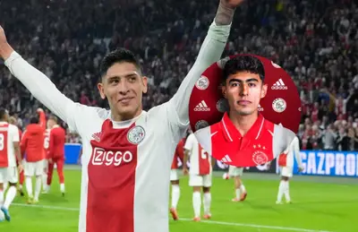 Edson Álvarez y Elías Montiel/ Foto Récord.