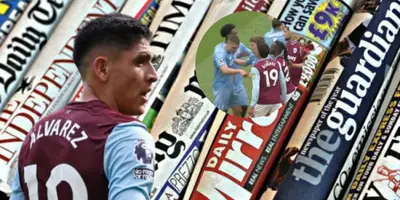 Edson Álvarez y su bronca en el West Ham vs Nottingham Forest / FOTO VANGUARDIA