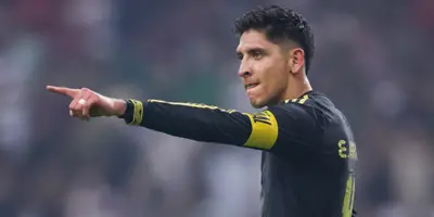 Edson tras gol en Copa Oro. Foto: Selección Mexicana