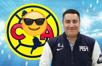 Efraín Juárez, emoji y escudo del América/Foto Mundial de Clubes Edición Tiros Libres.