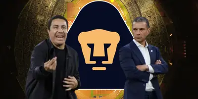 Efraín Juárez junto a Jaime Lozano / FOTO MILENIO