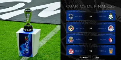 El 10 de mayo se jugará el Monterrey vs Santos y América vs San Luis. 11 será Chivas vs Atlas y Toluca vs Tigres.