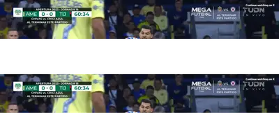 El América anotó luego de la expulsión.