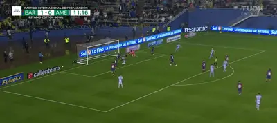 El América ya empató el marcador.