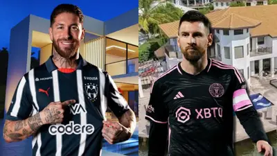 El astro argentino tiene una mansión con todos los lujos mientras Ramos habita en una casa de USD 1 millón