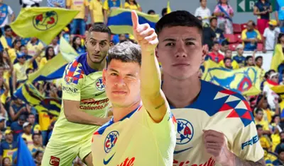 El canterano americanista tuvo una empática acción con la hinchada.