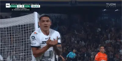 El Club Universidad ya metió el 3 por 0.