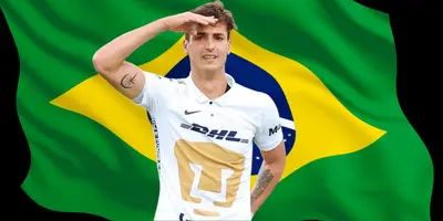 El delantero de los Pumas irá a seguir su carrera en Brasil.