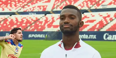 El delantero del San Luis habló previo al partido.