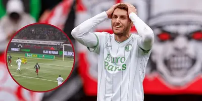 El delantero mexicano anotó, pero falló una muy clara de gol.