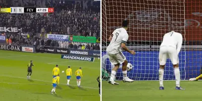 El delantero mexicano tuvo una increíble falla.