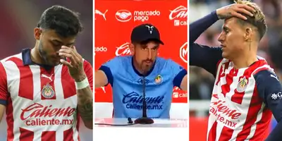 El DT rojiblanco mencionó el tema de Vega y Calderón en conferencia de prensa